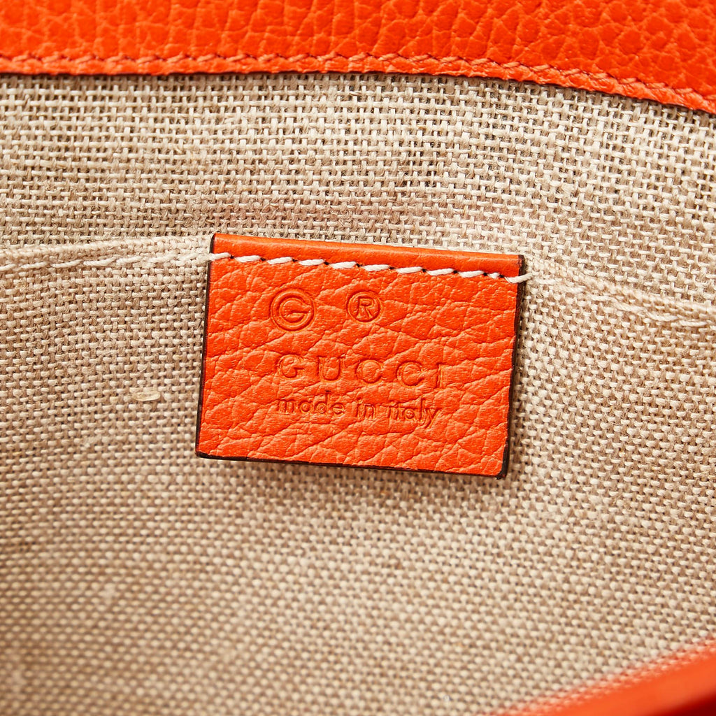 Gucci Interlocking G Chain Leather Crossbody Bag (SHG-37320)