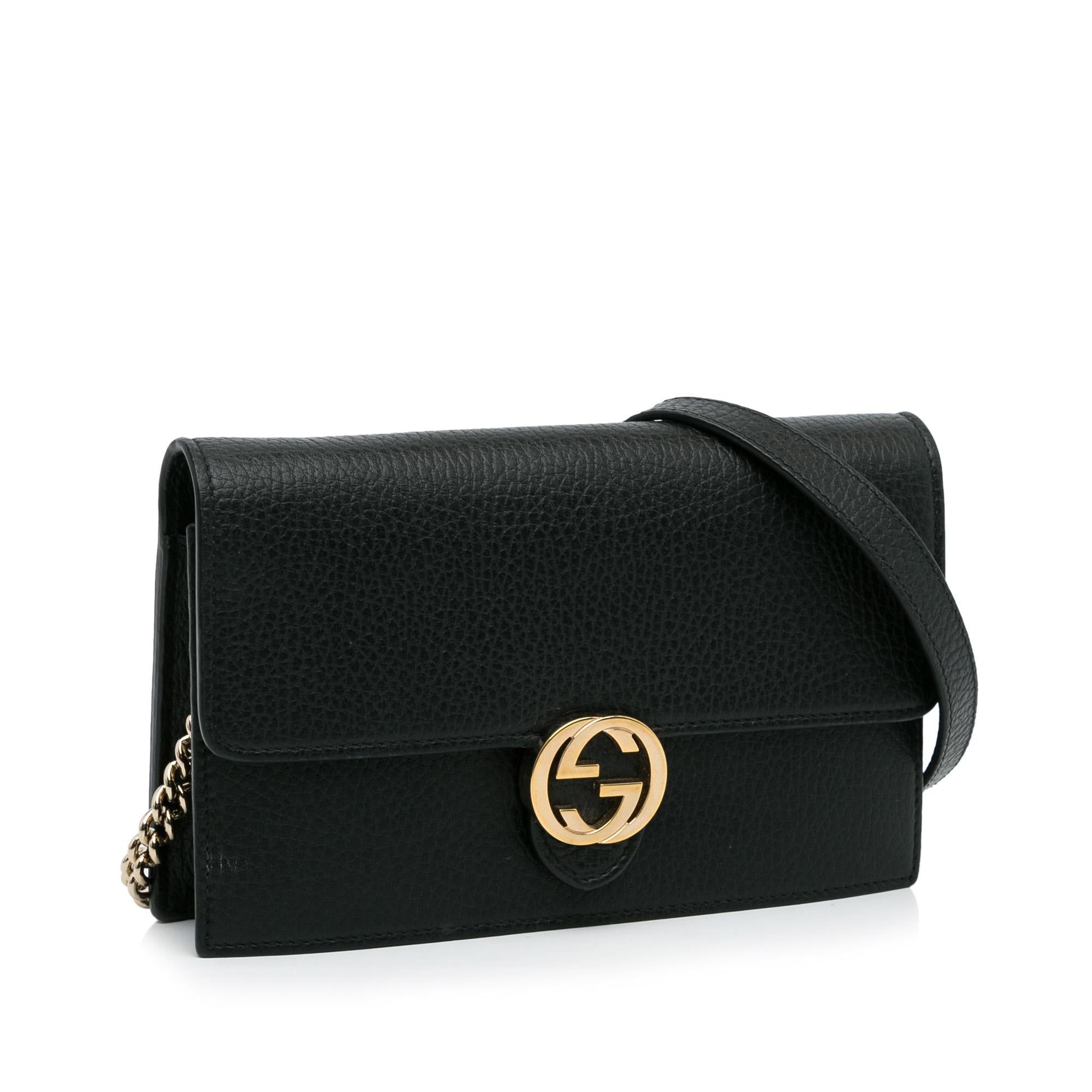 Gucci Interlocking G Dollar Wallet on Chain (SHG-Ew0gk6)