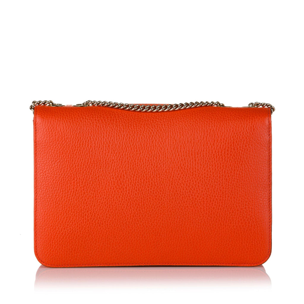 Gucci Interlocking G Leather Crossbody Bag (SHG-34488)