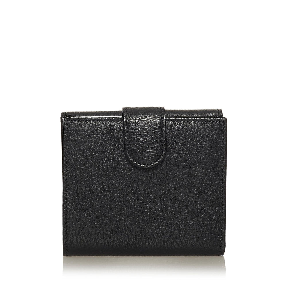 Gucci Interlocking G Leather Small Wallet (SHG-35037)