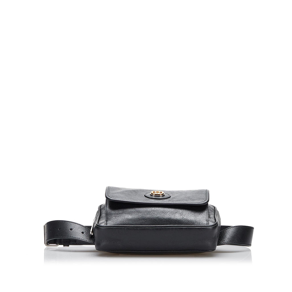 Gucci Interlocking G Morpheus Leather Belt Bag (SHG-5tPQ6y)