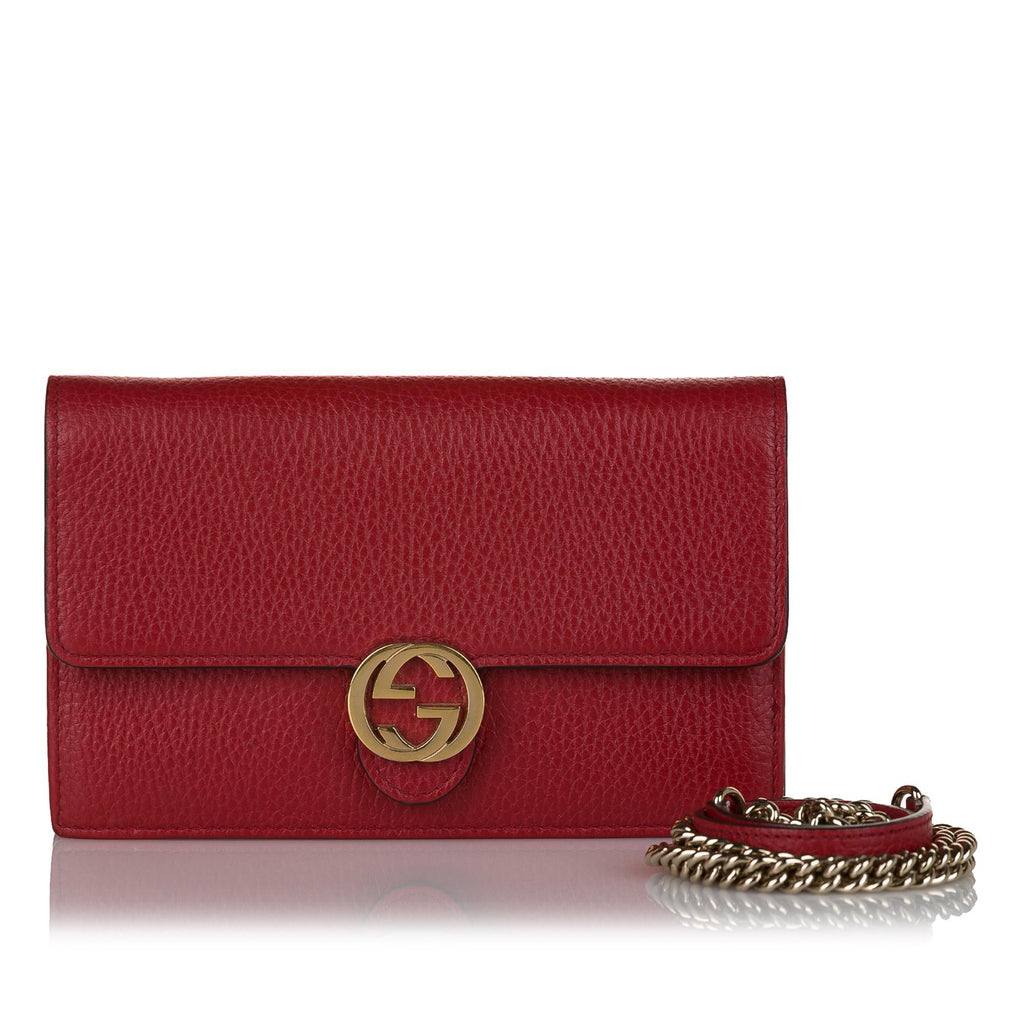Gucci Interlocking G Wallet On Chain (SHG-35249)