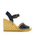 Gucci Interlocking Gucci Leather Espadrille Wedges - Size 6 / 36 (SHF-19886)