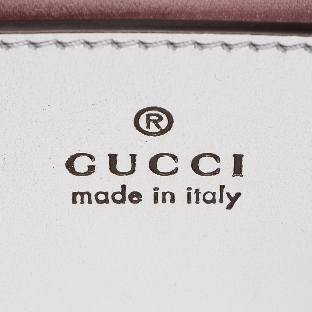 Gucci Matelasse Padded Iridescent Leather GG Marmont Small Camera Bag