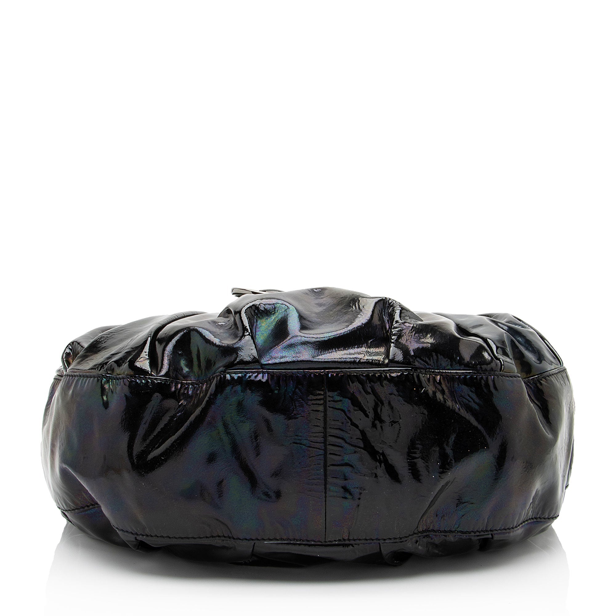 Gucci IridescLBt PatLBt Leather Icon Bit Hobo