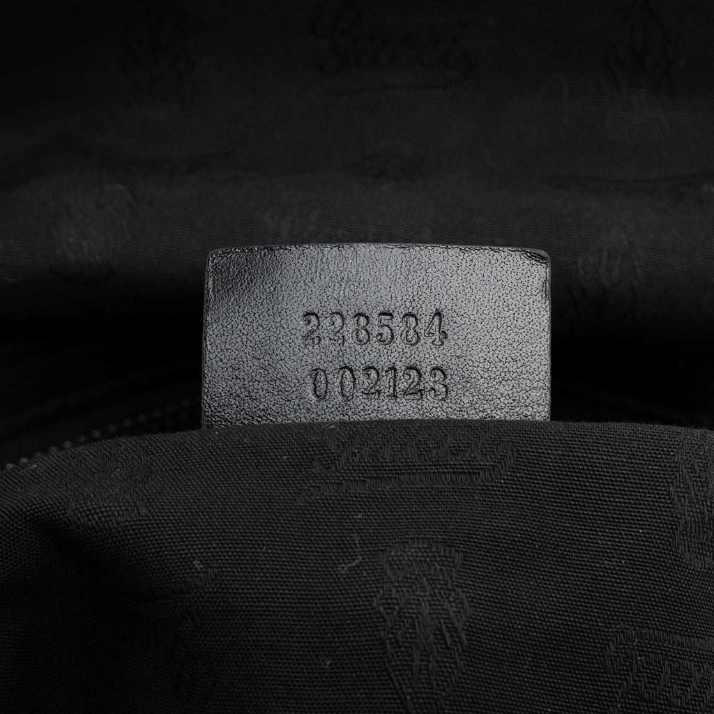 Gucci IridescLBt PatLBt Leather Icon Bit Hobo