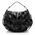 Gucci IridescLBt PatLBt Leather Icon Bit Hobo