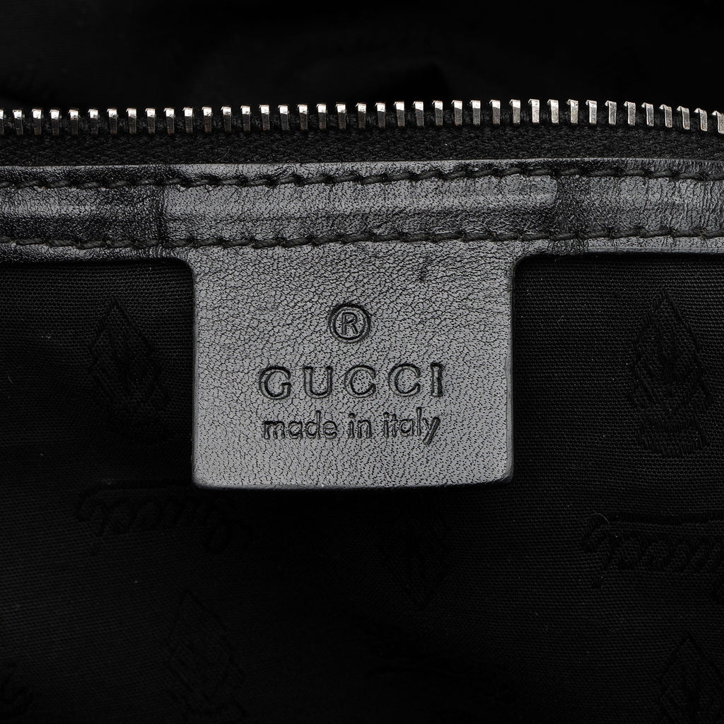 Gucci IridescLBt PatLBt Leather Icon Bit Hobo