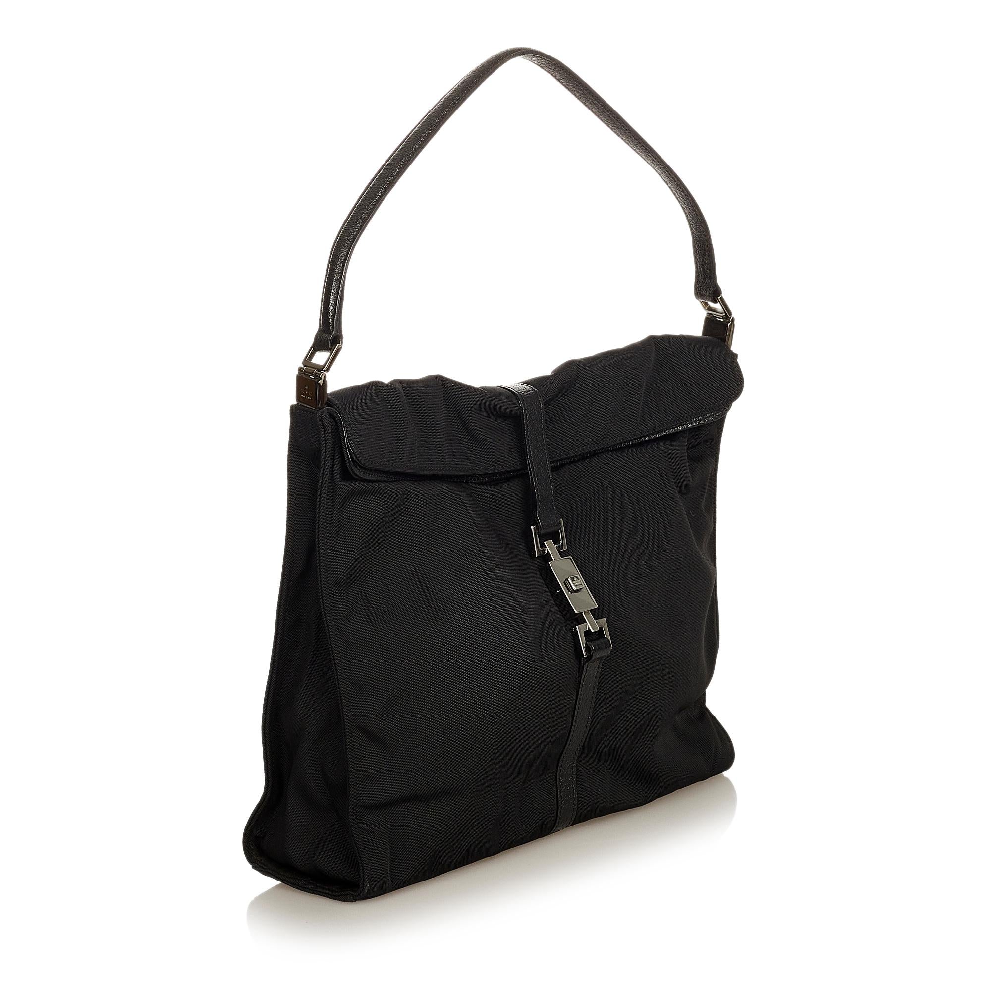 Gucci Jackie Canvas Handbag (SHG-25569)