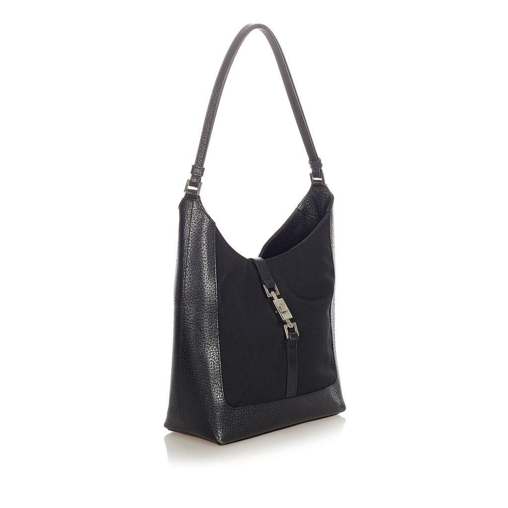 Gucci Jackie Canvas Shoulder Bag (SHG-31971)