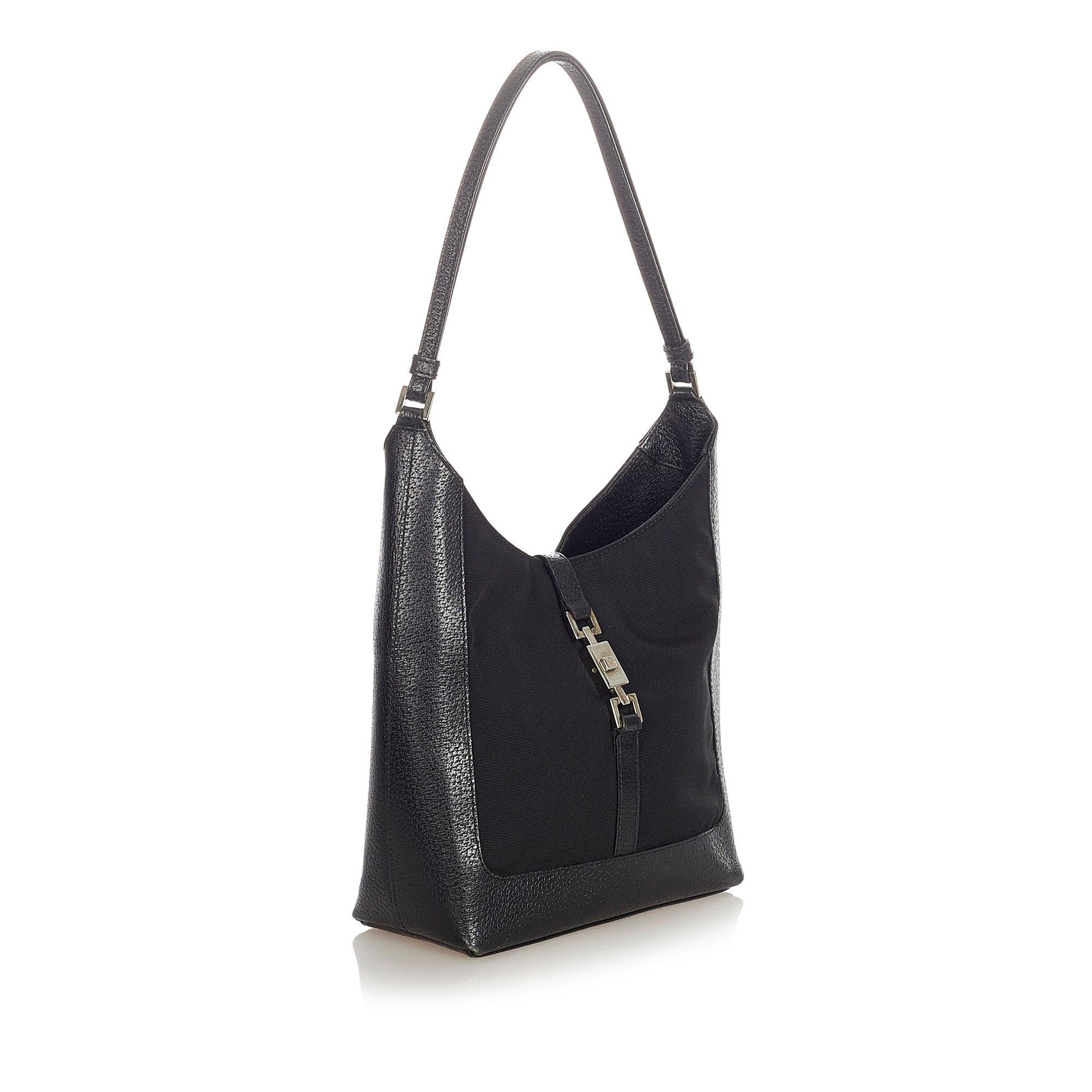 Gucci Jackie Canvas Shoulder Bag (SHG-31971)