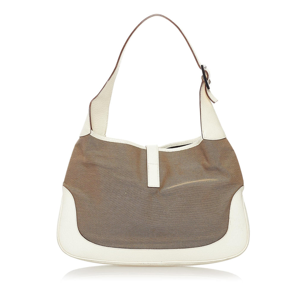 Gucci Jackie Canvas Shoulder Bag (SHG-32861)
