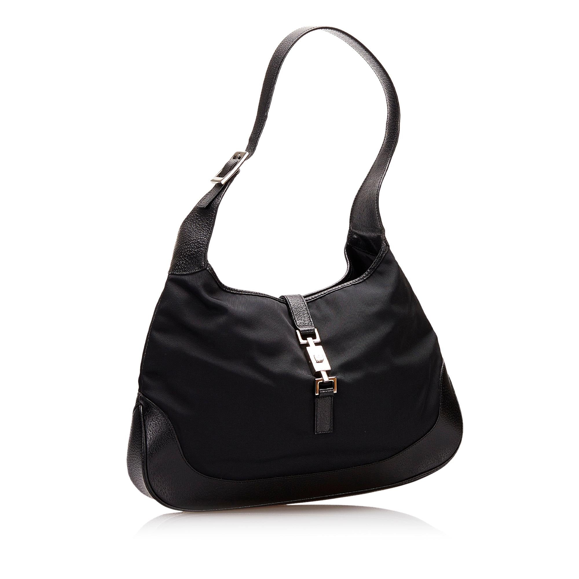 Gucci Jackie Nylon Shoulder Bag (SHG-35528)