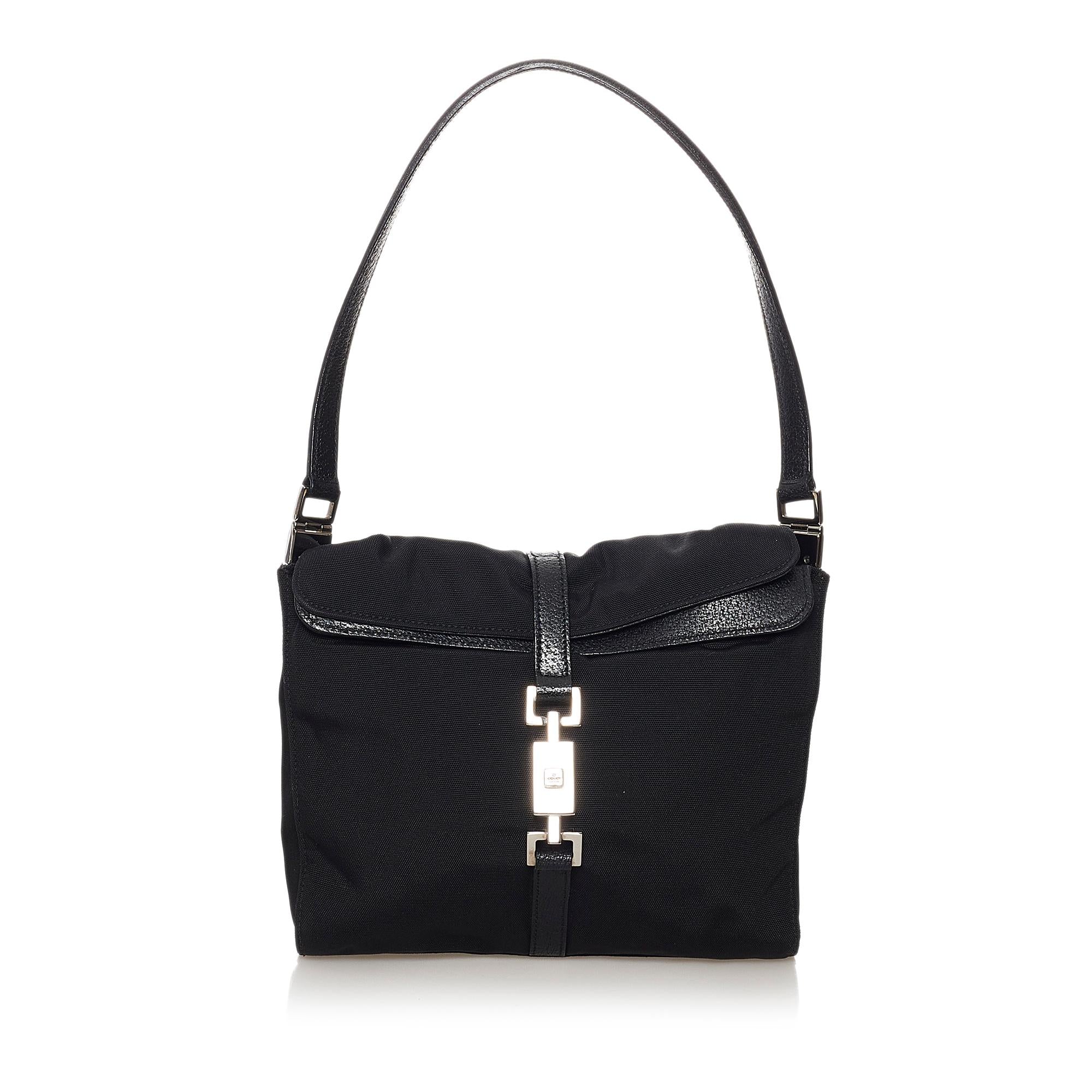 Gucci Jackie Nylon Shoulder Bag (SHG-36040)