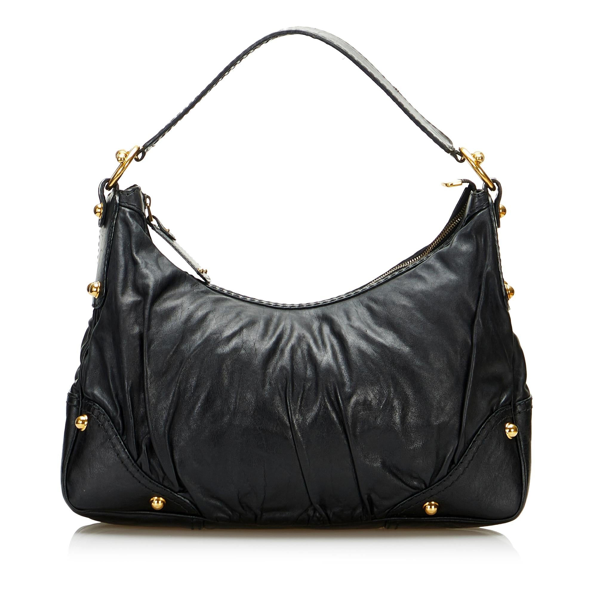 Gucci Jockey Shoulder Bag (SHG-14S49N)