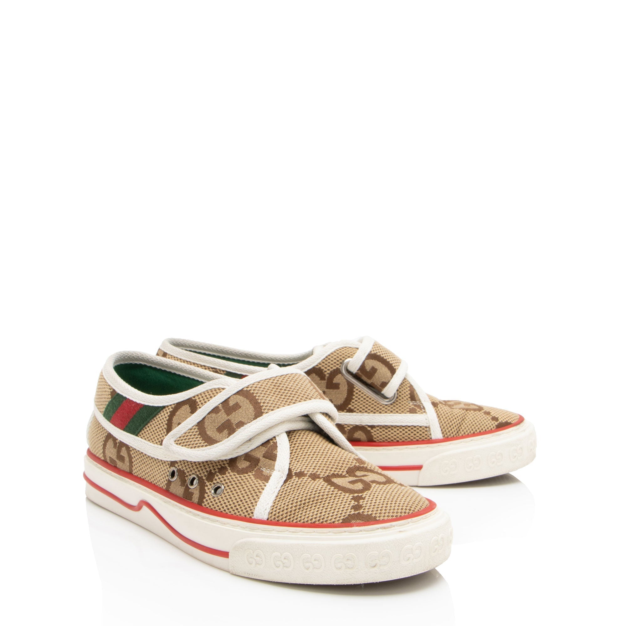 Gucci Jumbo GG Canvas 1977 TLBnis Velco Sneakers - Size 6 / 36