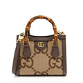 Gucci Jumbo GG Canvas Bamboo Diana Mini Tote