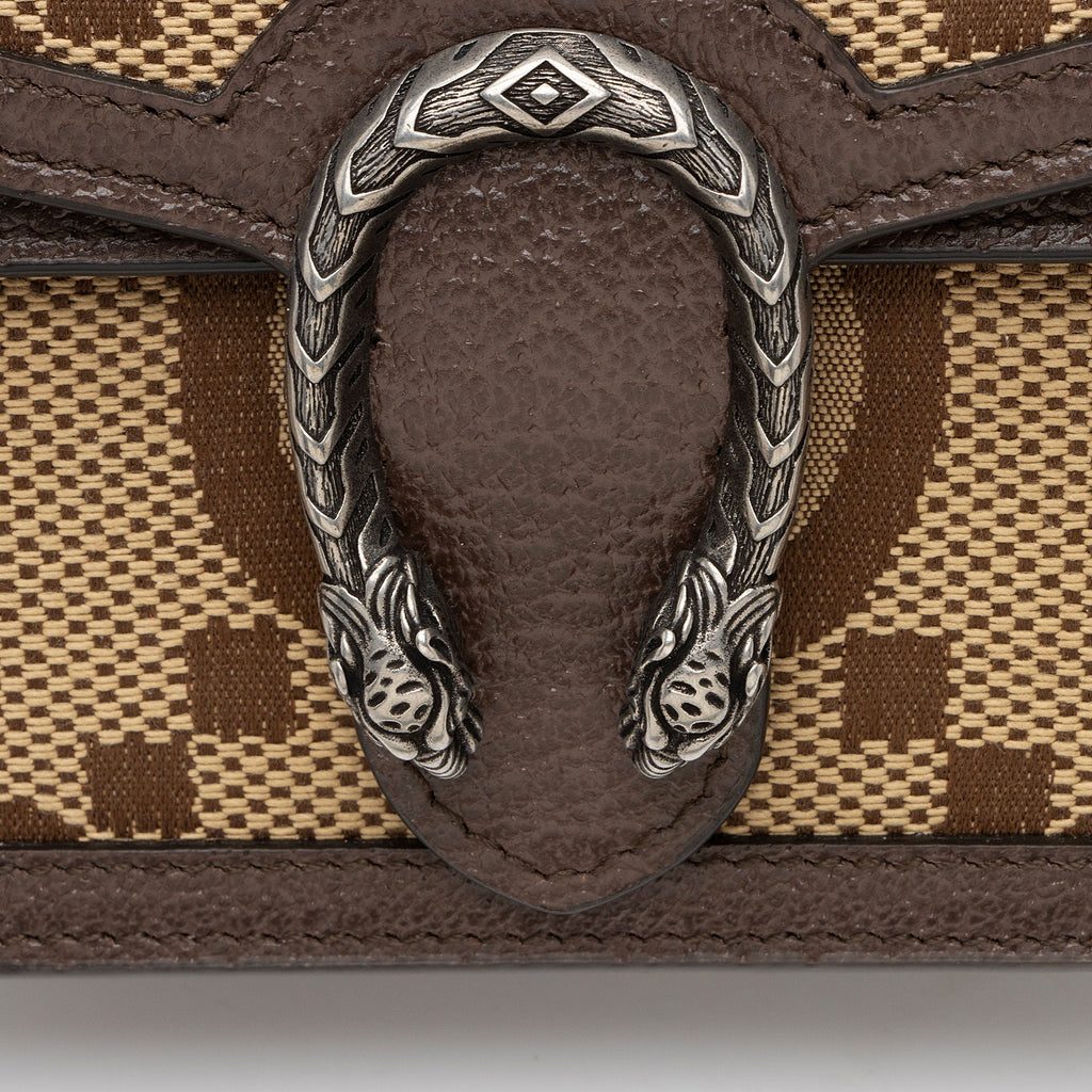 Gucci Jumbo GG Canvas Dionysus Mini Shoulder Bag