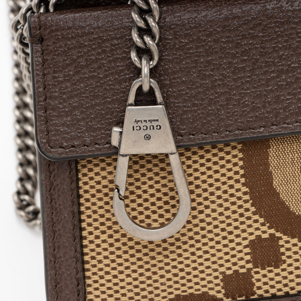 Gucci Jumbo GG Canvas Dionysus Mini Shoulder Bag