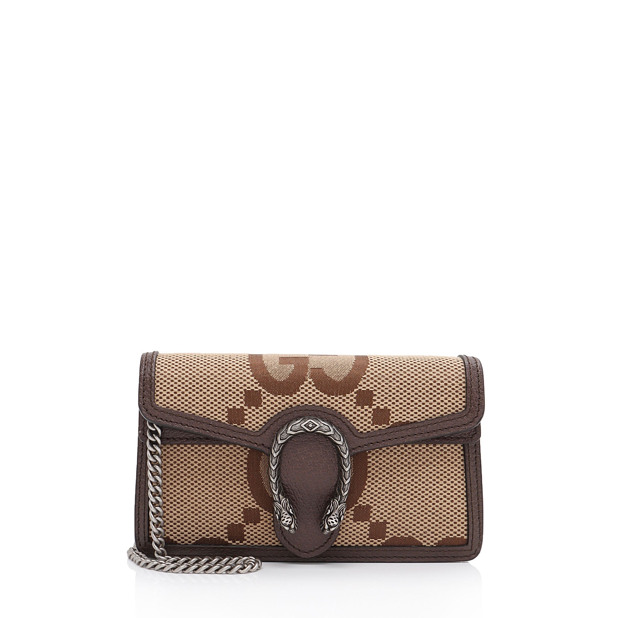 Gucci Jumbo GG Canvas Dionysus Super Mini Bag (SHF-YLTVkU)