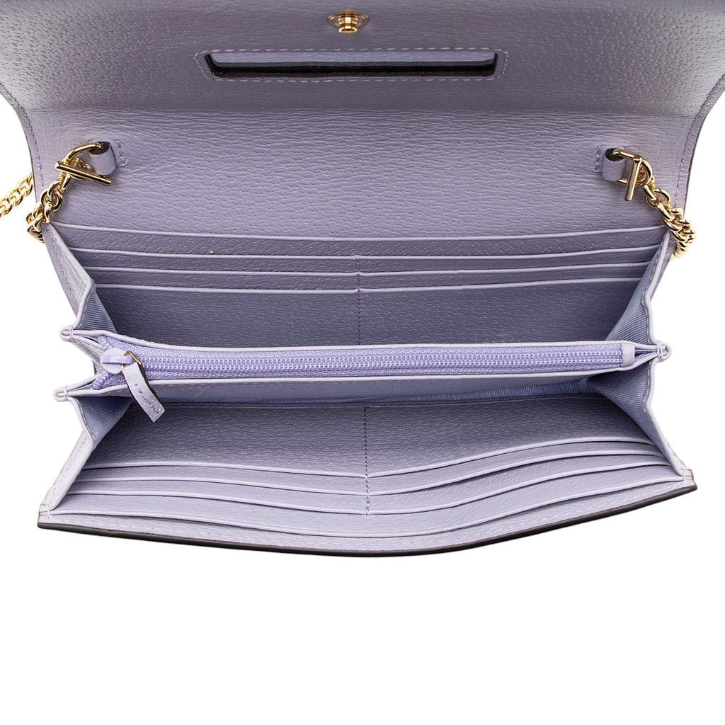 Gucci Jumbo GG Canvas Ophidia Continental Wallet on Chain