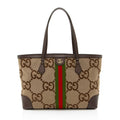 Gucci Jumbo GG Canvas Ophidia Medium Tote (SHF-nLNam4)