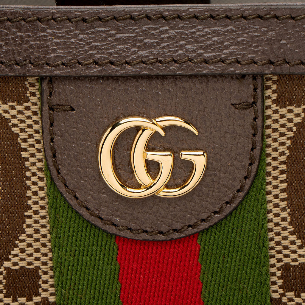 Gucci Jumbo GG Canvas Ophidia Medium Tote (SHF-nLNam4)