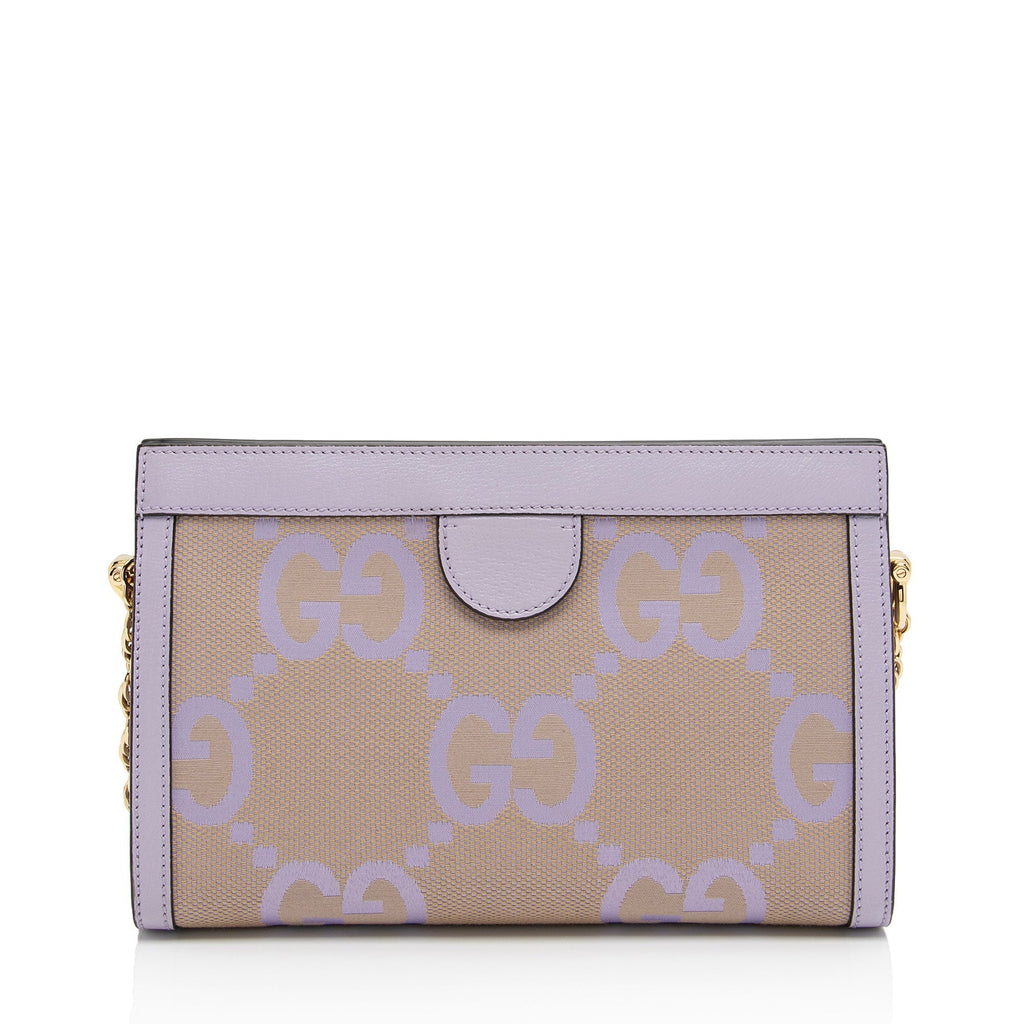 Gucci Jumbo GG Canvas Ophidia Small Shoulder Bag (SHF-omH5F8)
