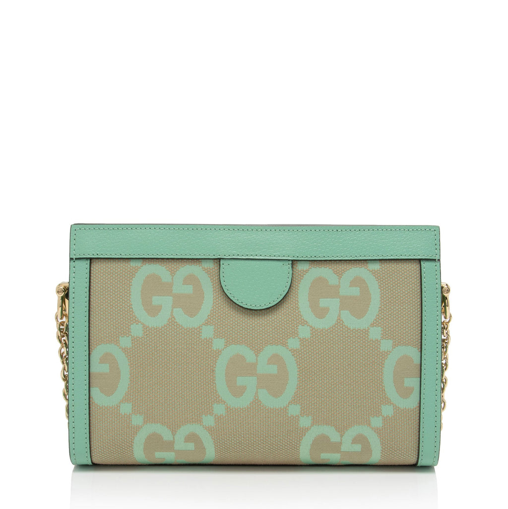 Gucci Jumbo GG Canvas Ophidia Medium Chain Shoulder Bag