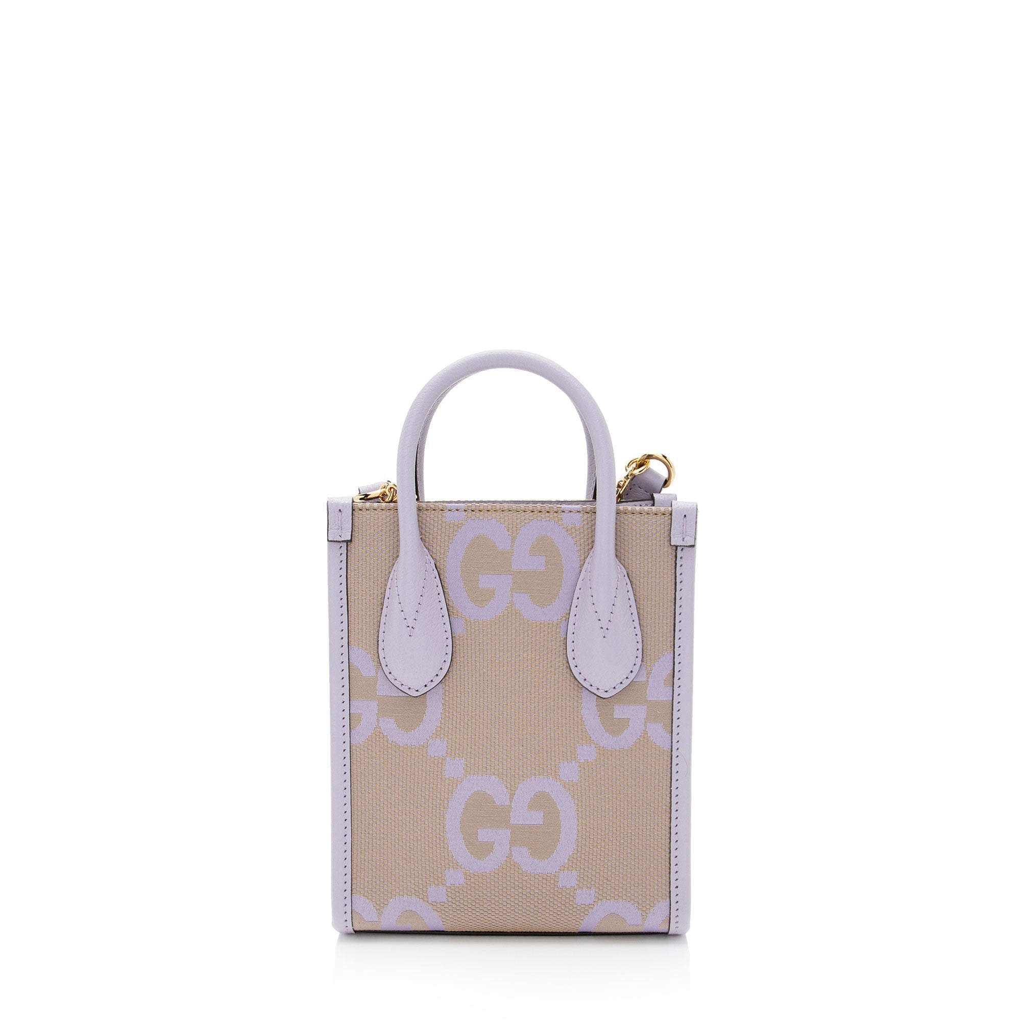 Gucci Jumbo GG Canvas Vertical Mini Tote