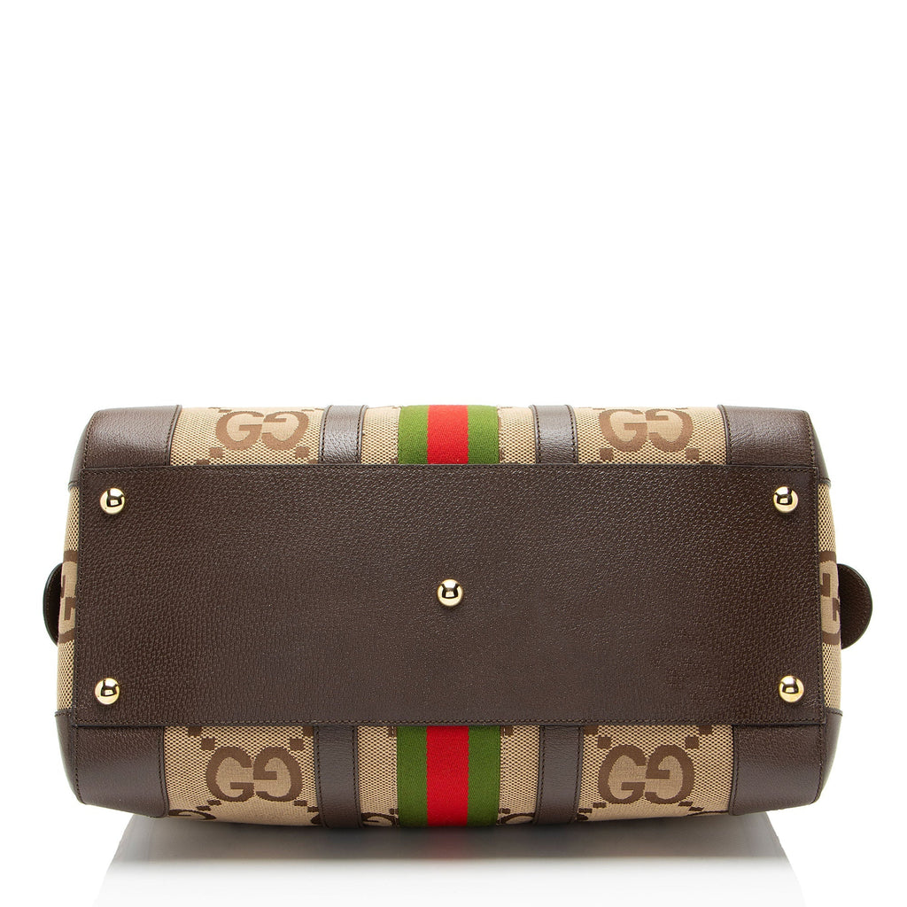 Gucci Jumbo GG Canvas Web Medium Duffle