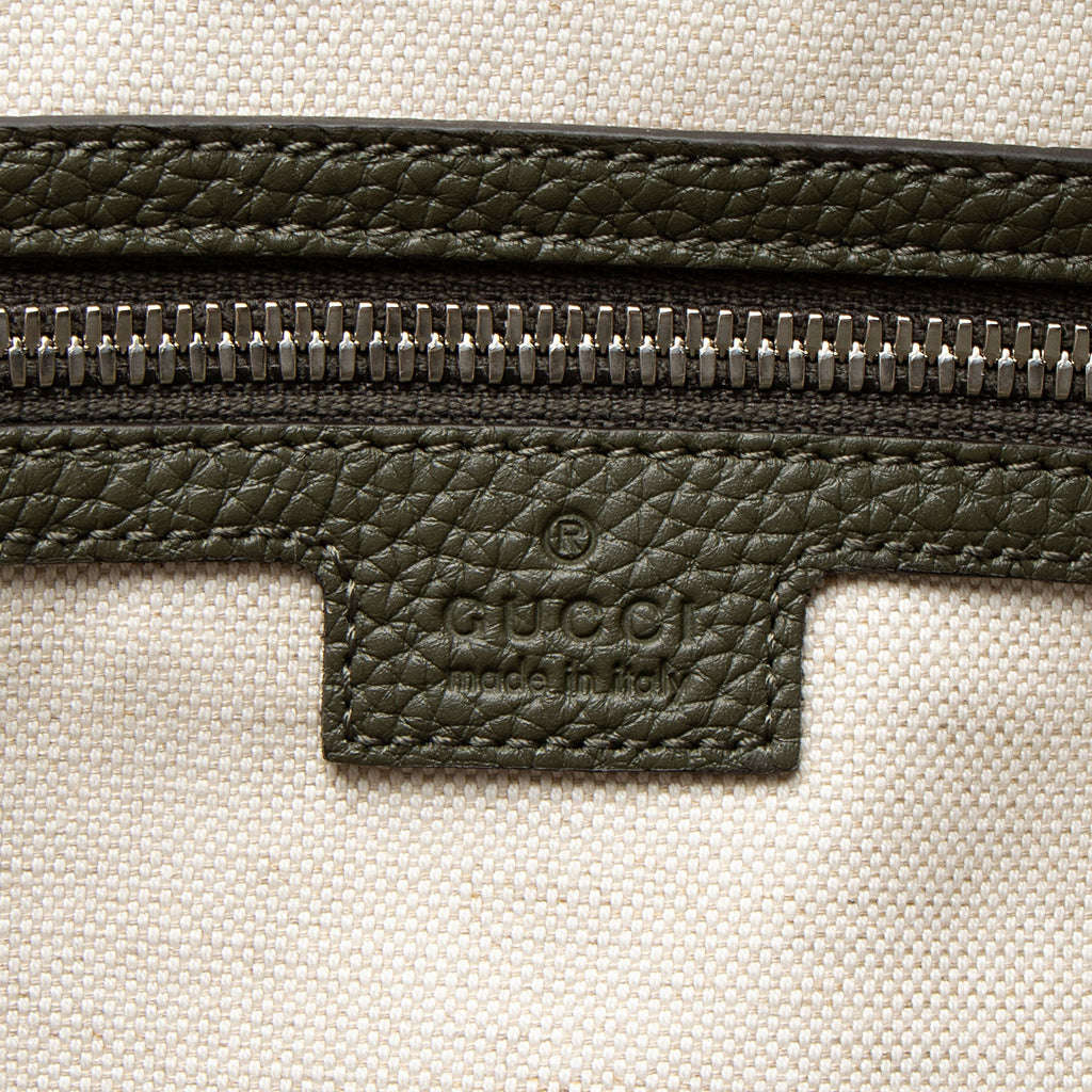 Gucci Jumbo GG Embossed Leather Small Duffle
