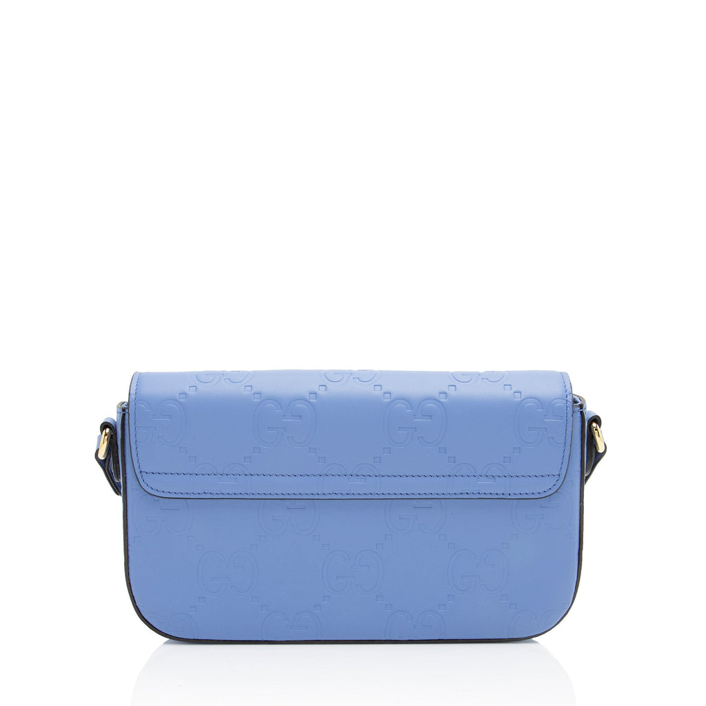 Gucci Jumbo GG Leather Mini Pochette