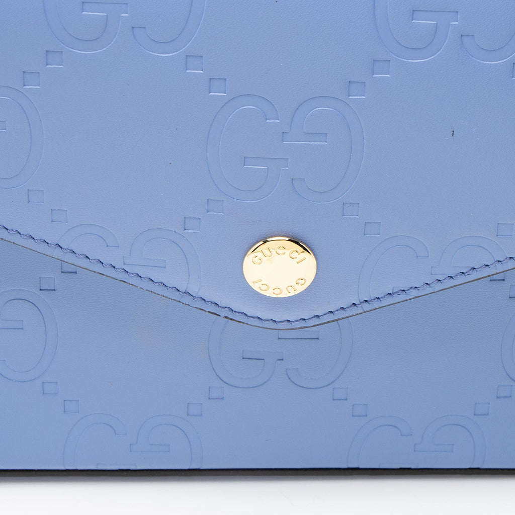 Gucci Jumbo GG Leather Mini Pochette