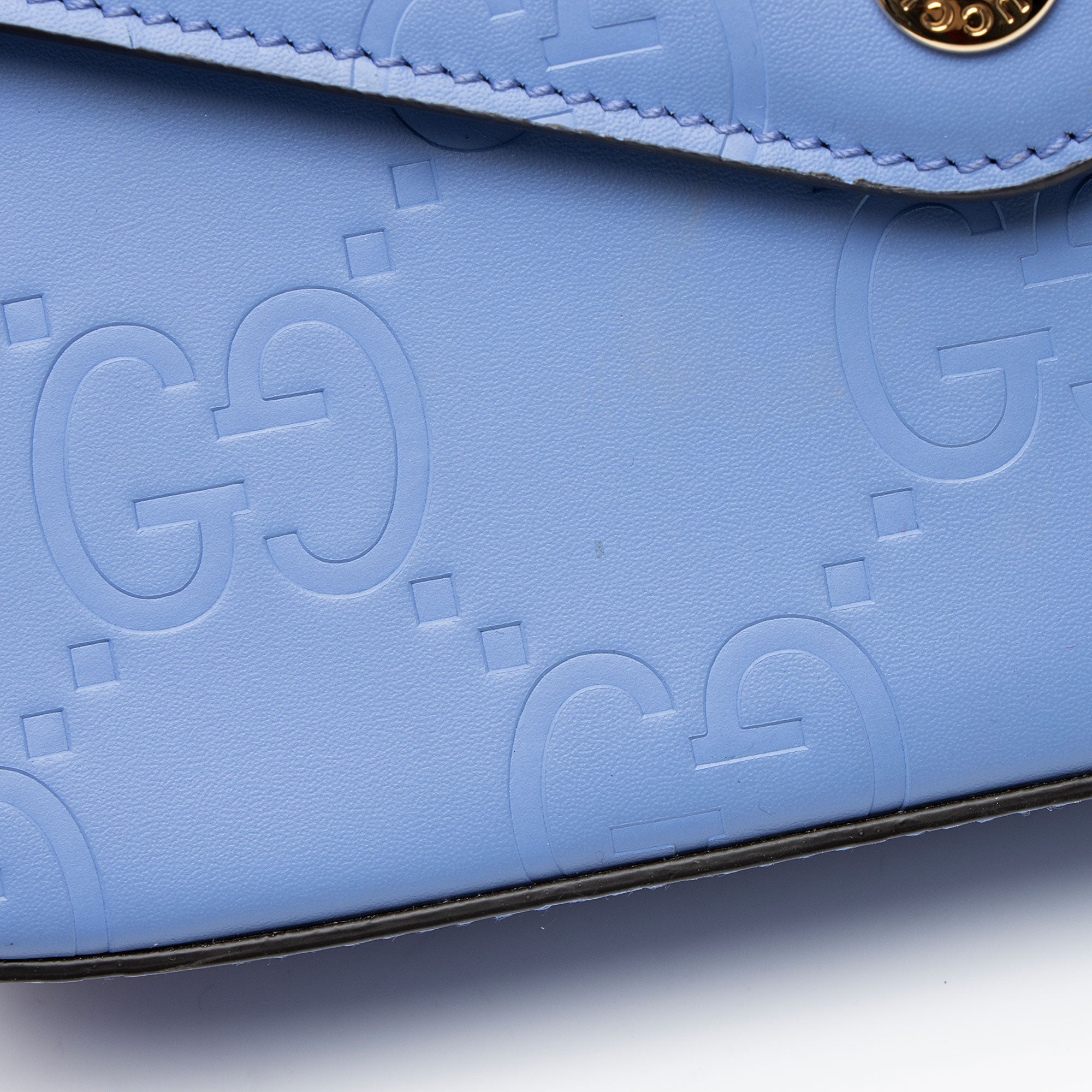 Gucci Jumbo GG Leather Mini Pochette