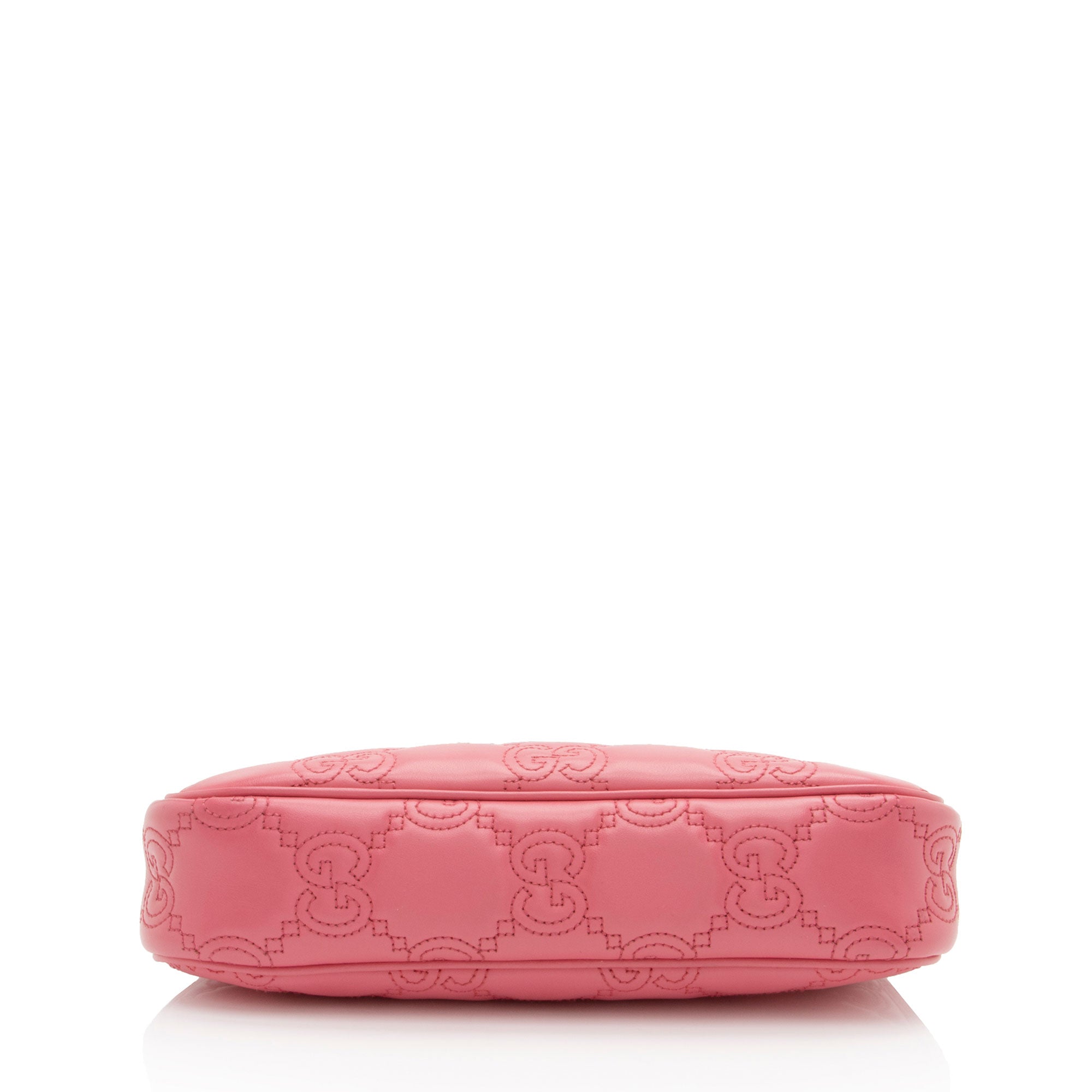 Gucci Jumbo GG Matelasse Leather Chain Small Crossbody