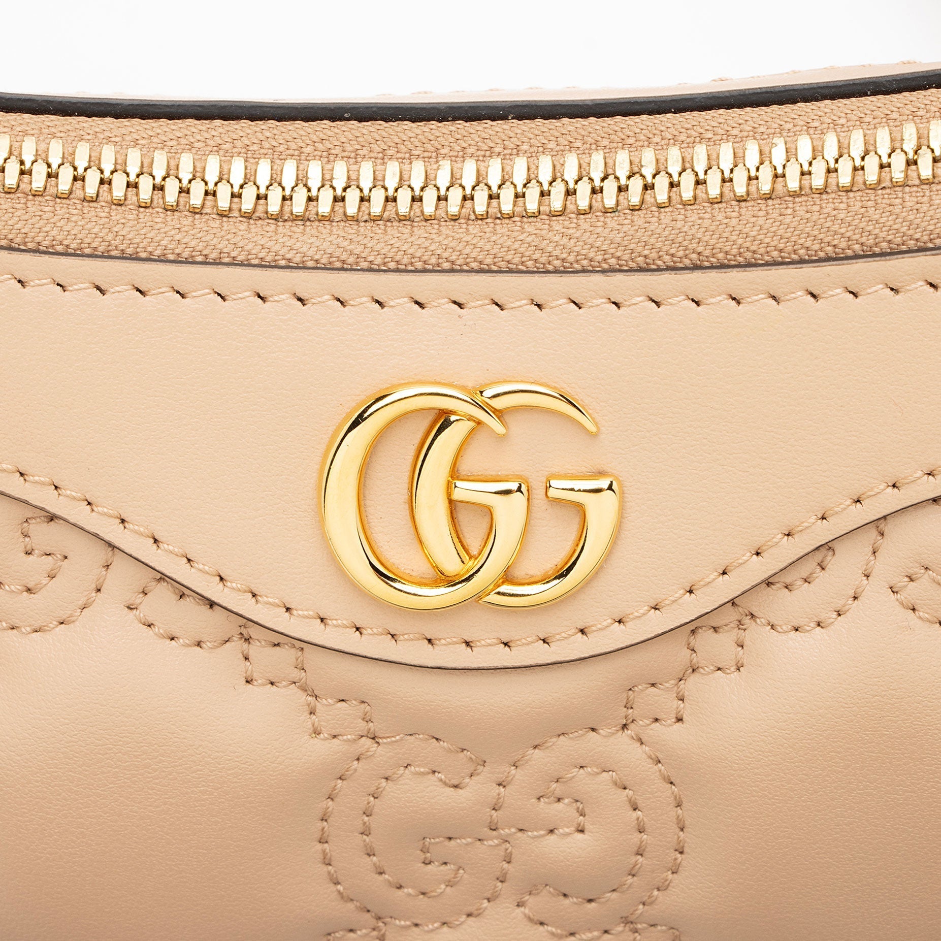 Gucci Jumbo GG Matelasse Leather Chain Small Crossbody