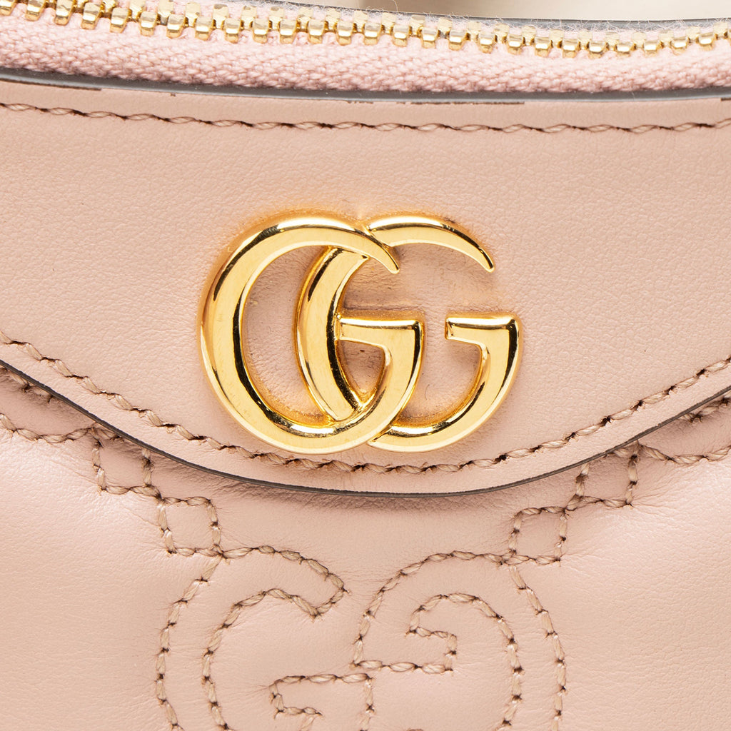 Gucci Jumbo GG Matelasse Leather Chain Small Crossbody