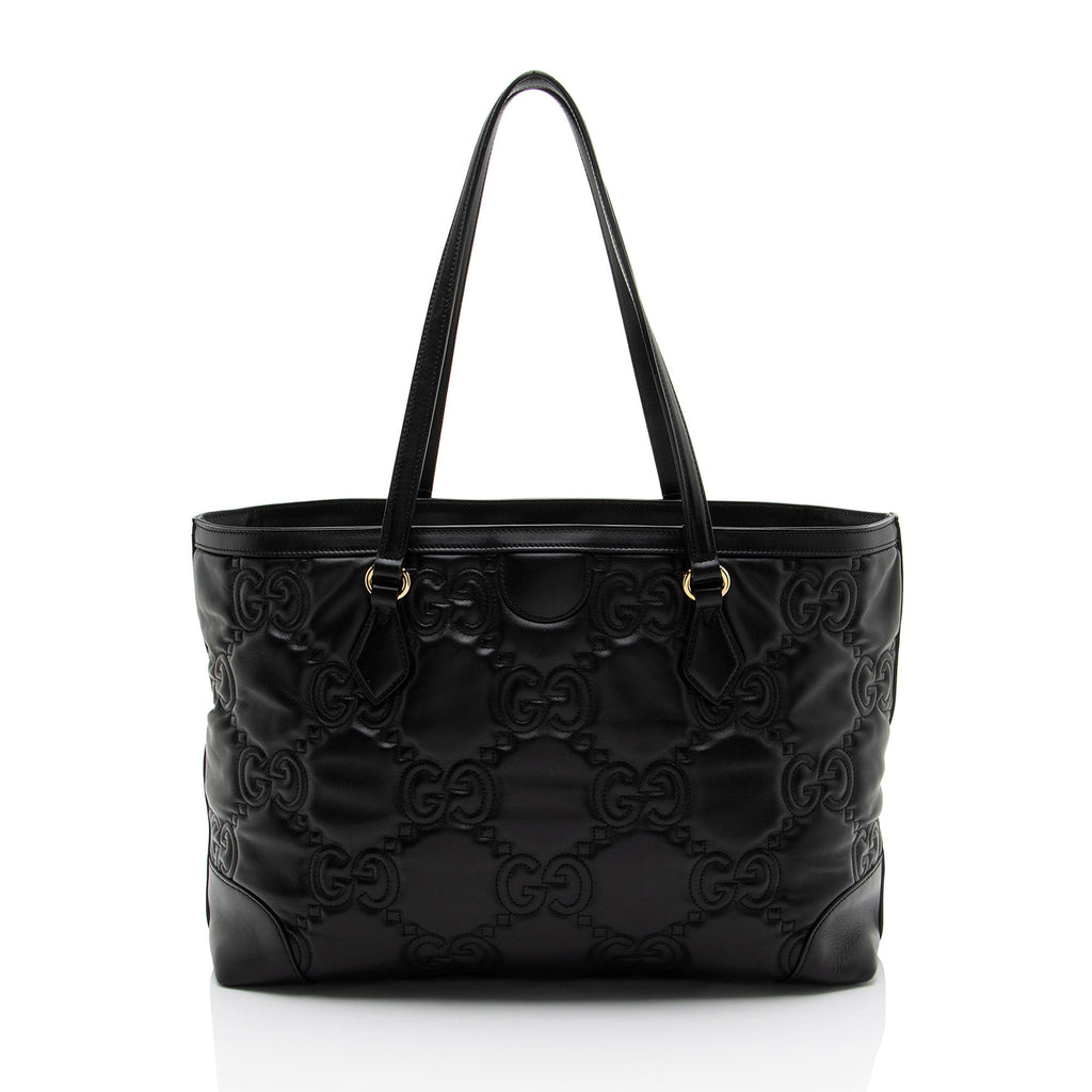 Gucci Jumbo GG Matelasse Leather Ophidia Large Shopping Tote