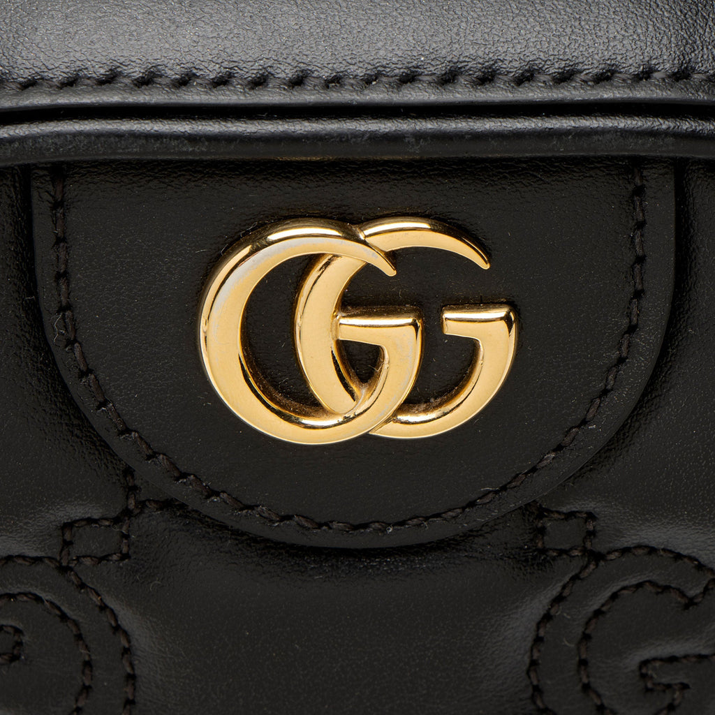 Gucci Jumbo GG Matelasse Leather Small Shoulder Bag
