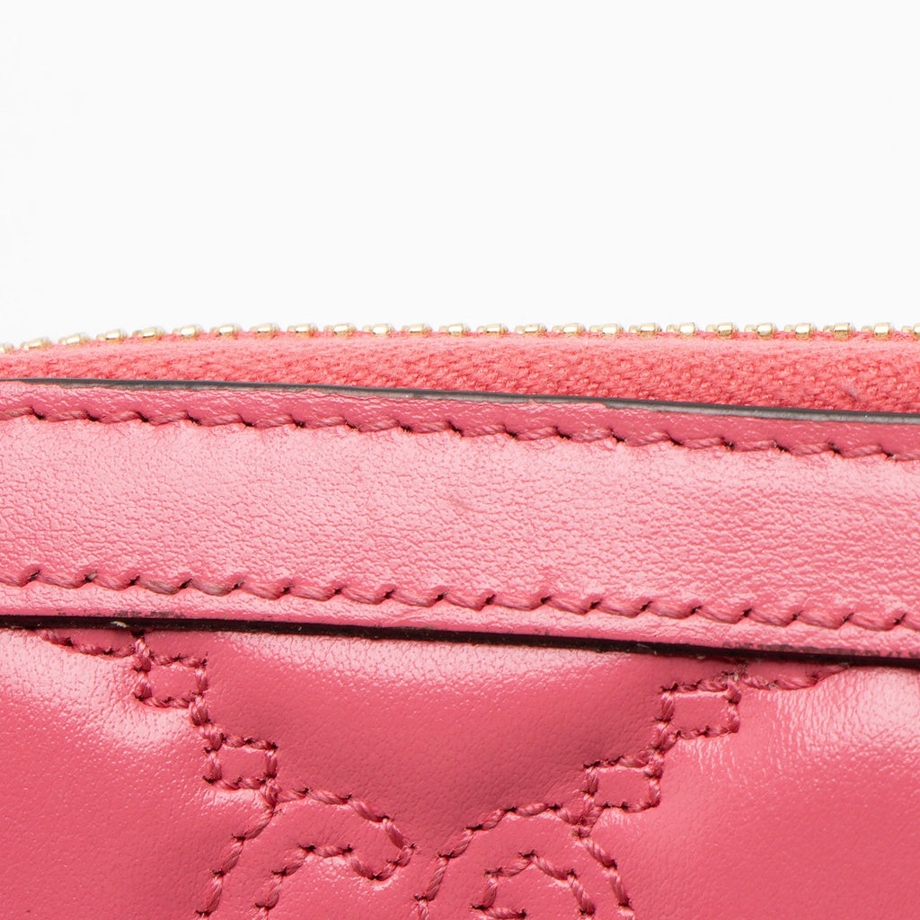 Gucci Jumbo GG Matelasse Leather Zip Around Wallet