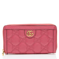 Gucci Jumbo GG Matelasse Leather Zip Around Wallet