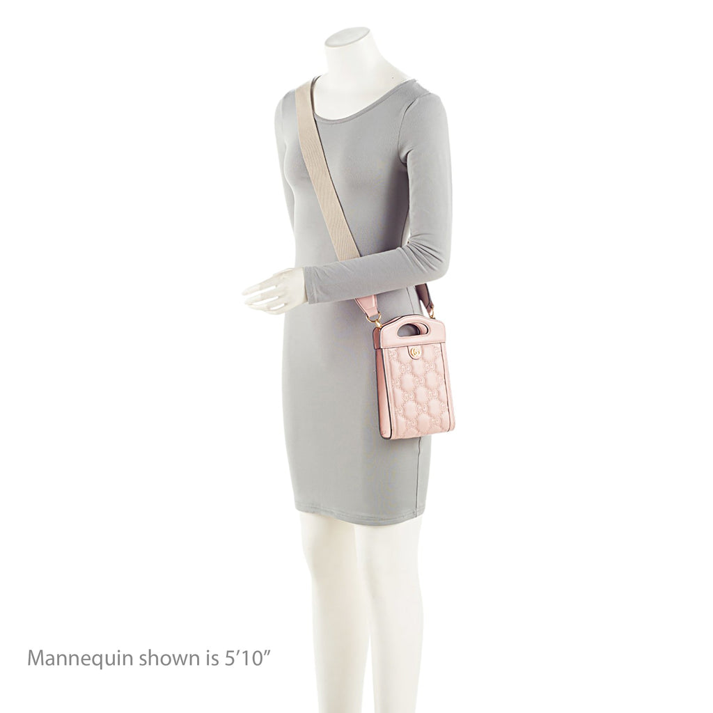 Gucci Jumbo GG Matelasse Leather Mini Crossbody