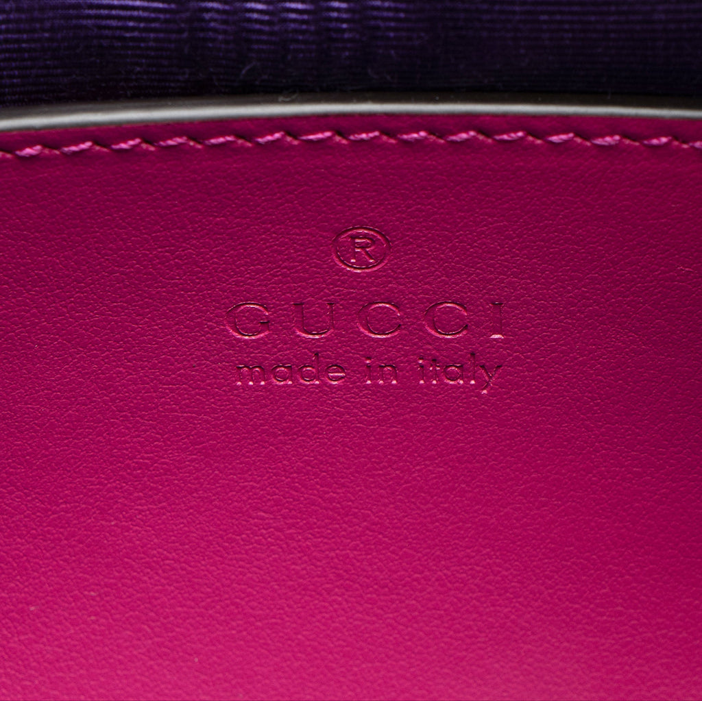 Gucci Jumbo GG Matelasse Nylon Mini Bowling Bag