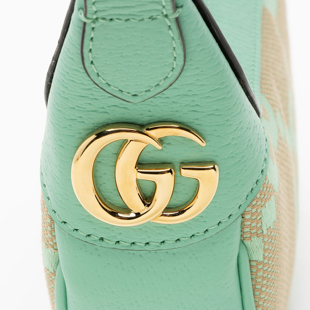 Gucci Jumbo GG Web Half Moon Mini Hobo