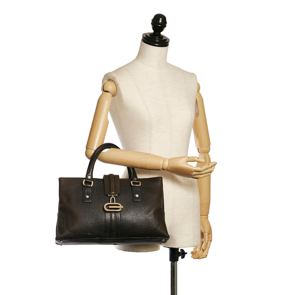 Gucci Junco Leather Handbag (SHG-34266)