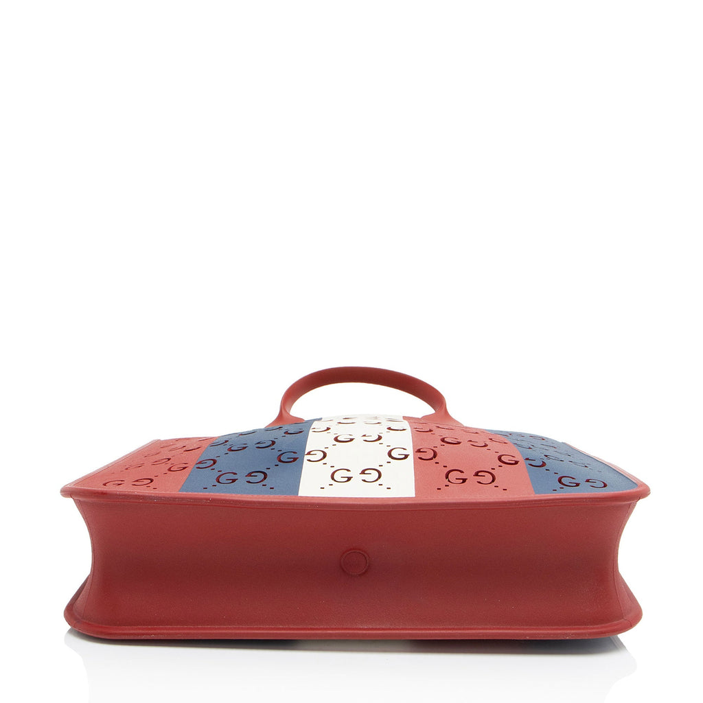 Gucci GG Perforated Rubber Tote