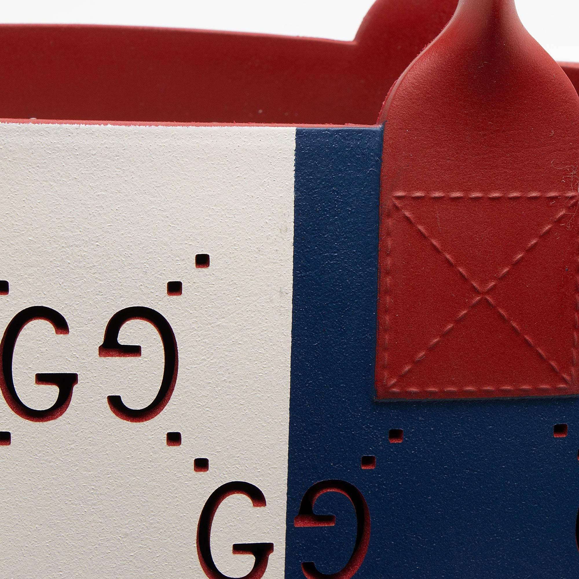 Gucci GG Perforated Rubber Tote