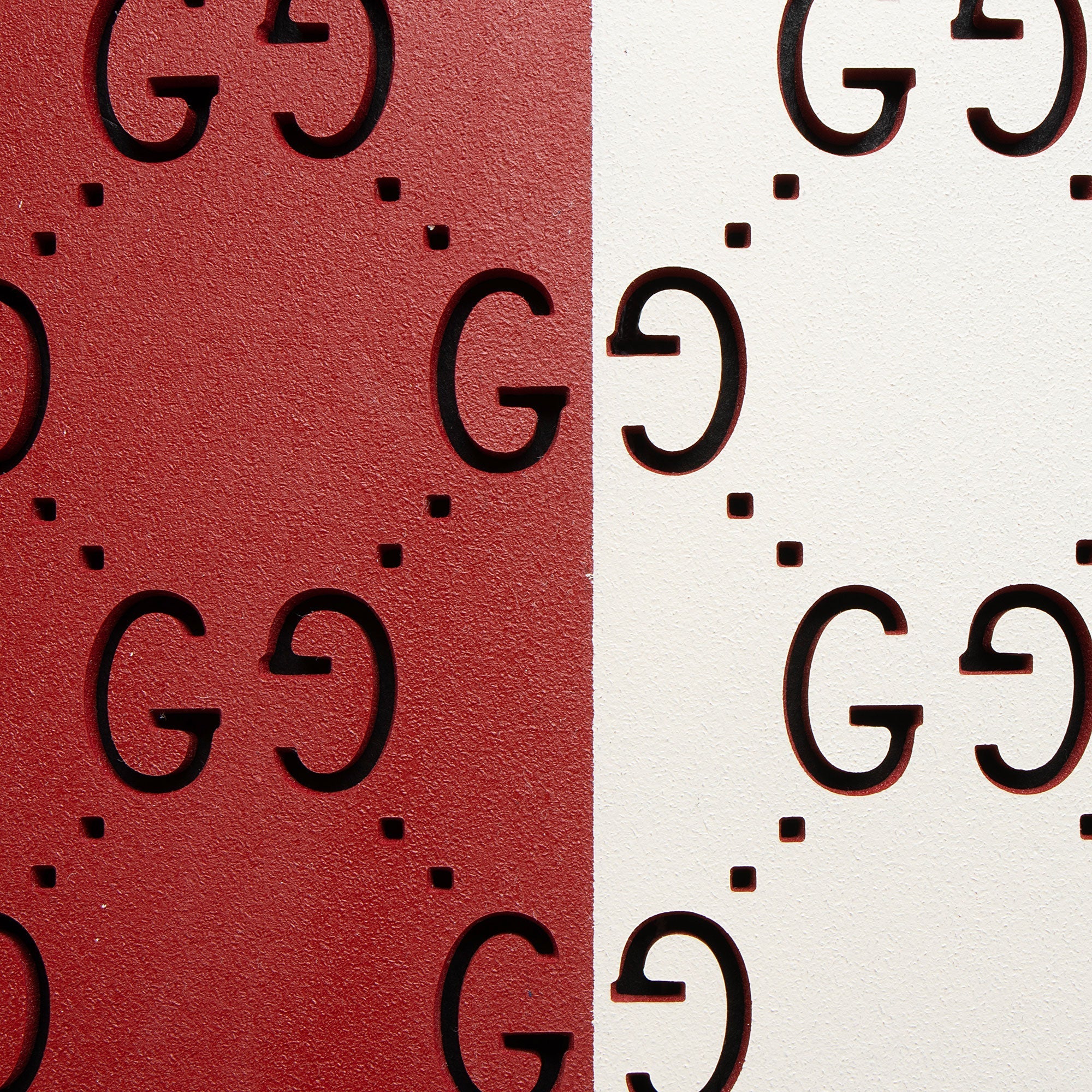 Gucci GG Perforated Rubber Tote
