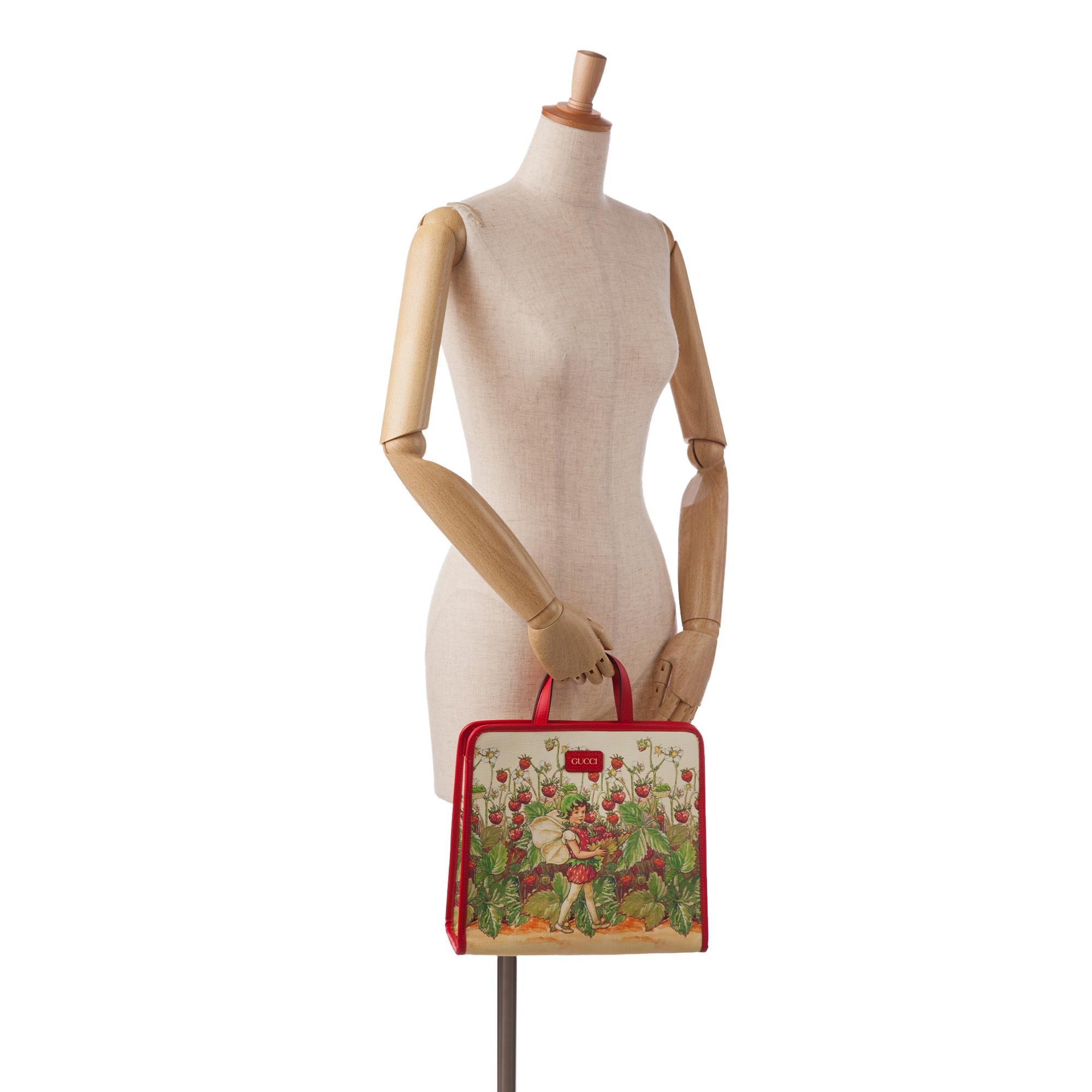 Gucci Kids Strawberry Fairy Tote Bag (SHG-dJmIwe)